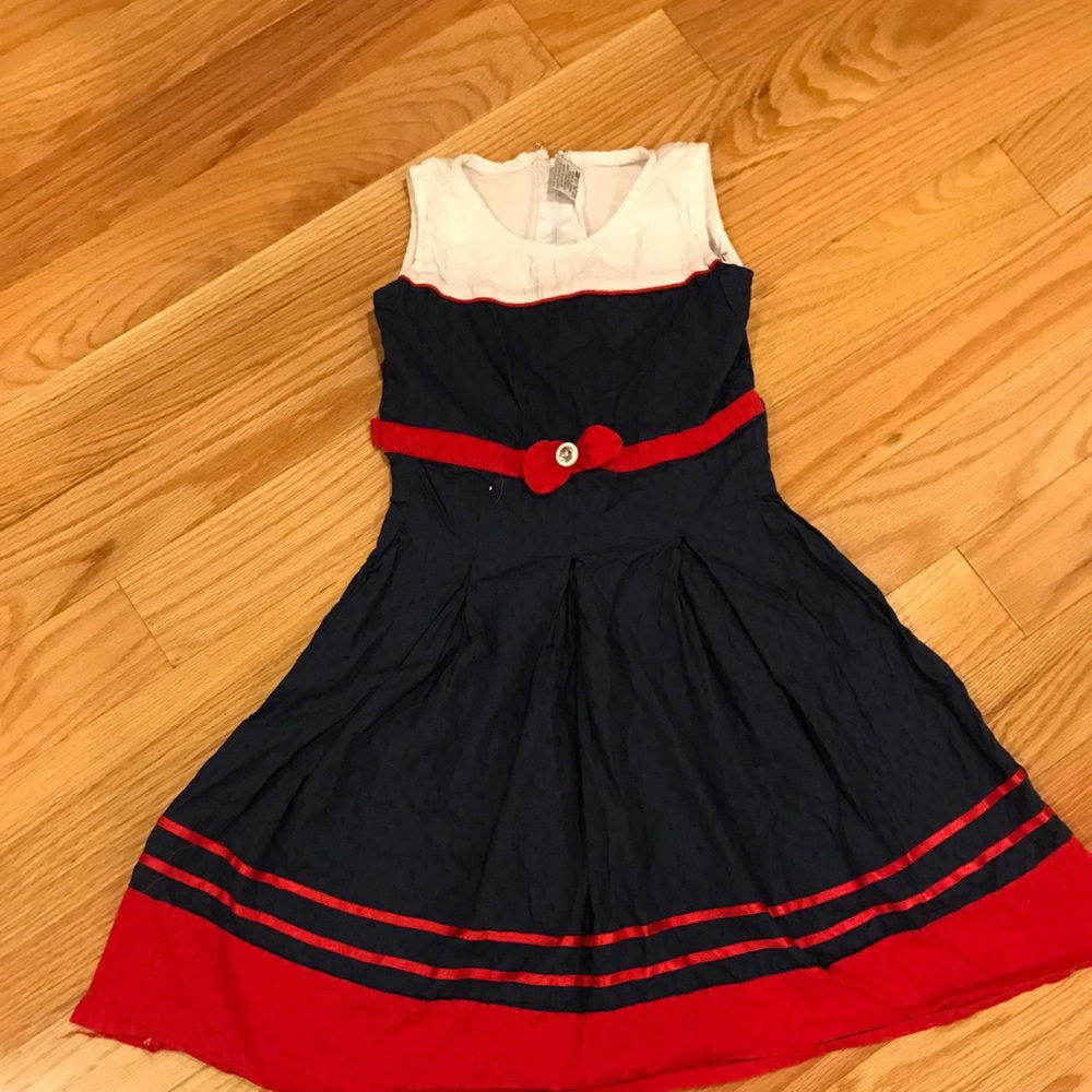 Cute red/blue/white dress 👗